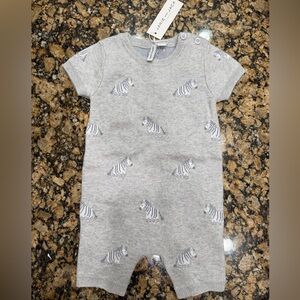 Janie & Jack Zebra Onesie